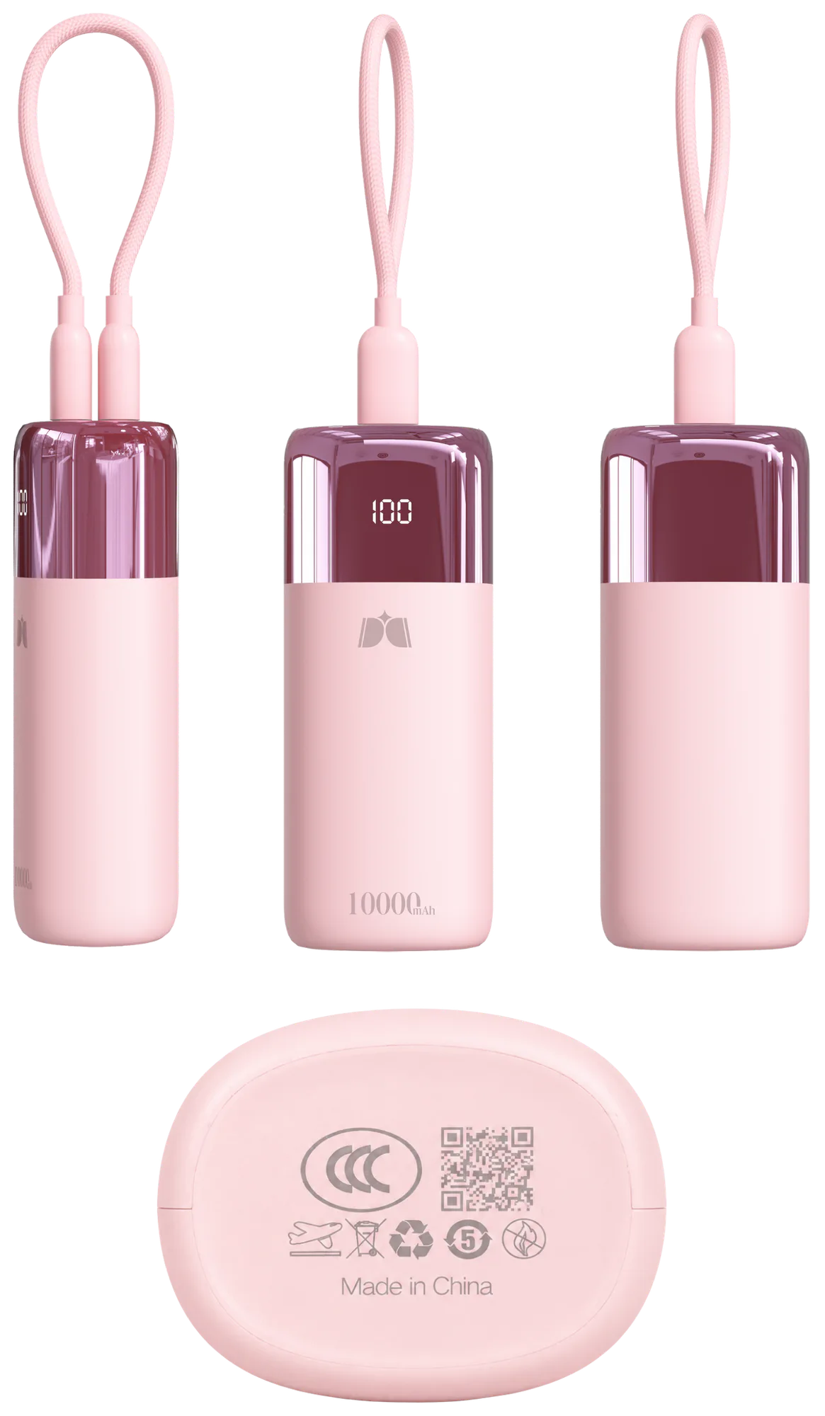 Sạc dự phòng Doni Lipstick 10000mAh nhỏ gọn, sạc nhanh 22.5W